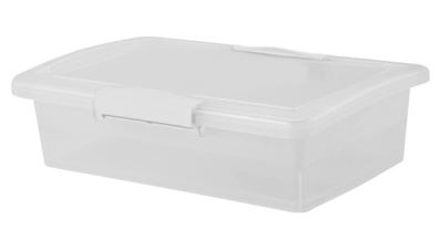 Контейнер для холодильника с защелками 1,9л 25,5х17х7см прозрачный